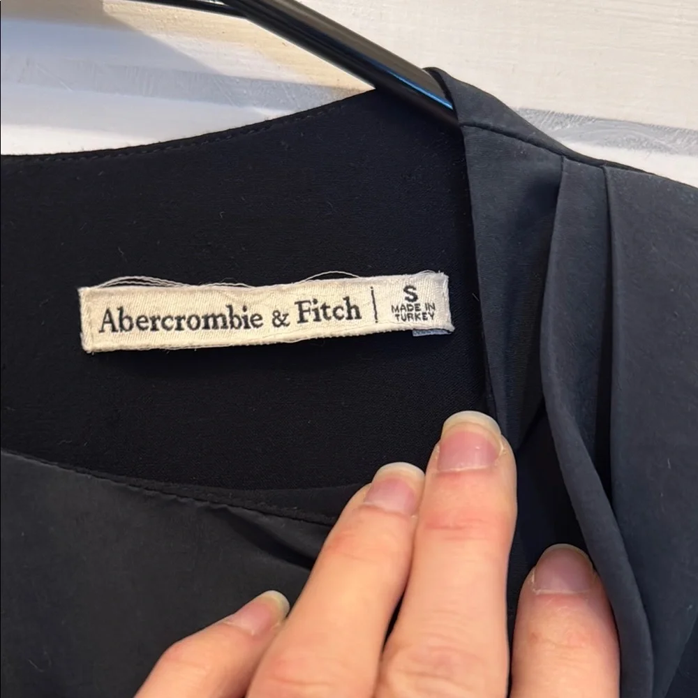 Abercrombie & Fitch High Neck Black Sleeveless Dress